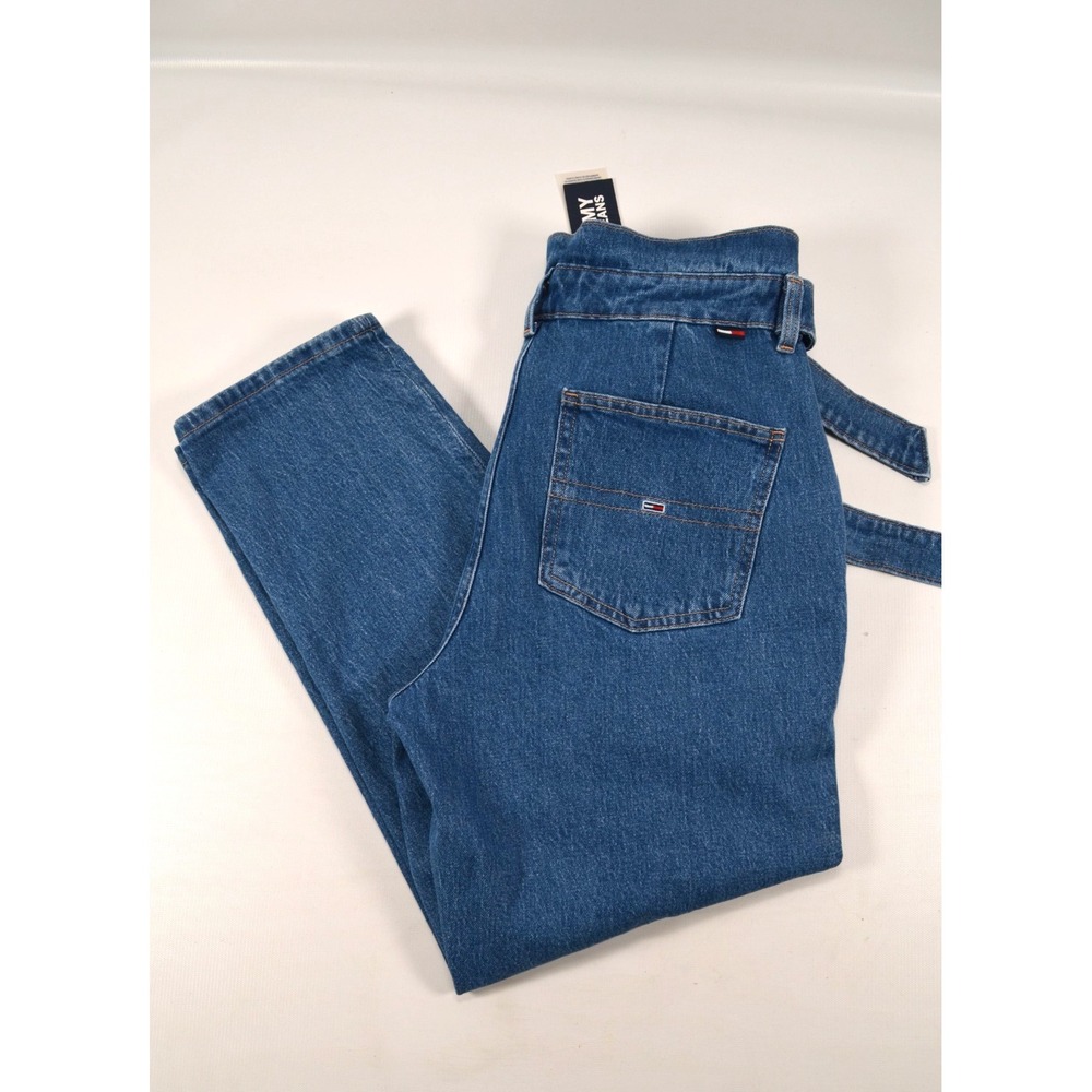 Nwt's Tommy Hilfiger Y2K Womens Blue High Rise Jeans Size 8 Waist 32" Inseam 27"